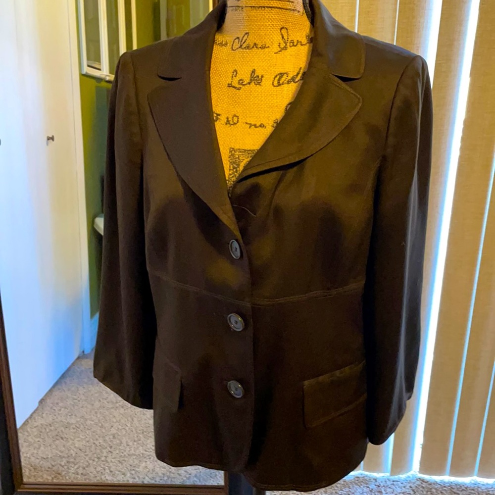 Ann Taylor brown jacket, size 12